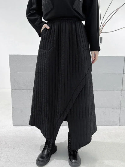 XITAO Casual Irregular Skirt Loose Slimming Fashion Trend Street Wind Women Spring New Simplicity All-match Skirt HQQ1775