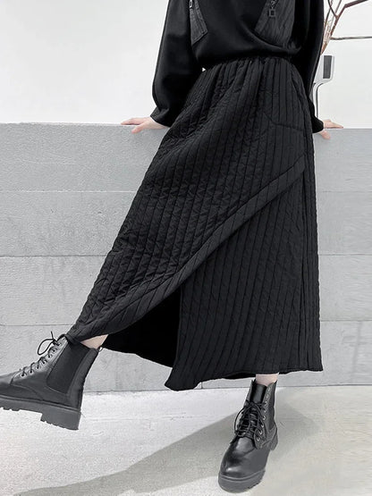 XITAO Casual Irregular Skirt Loose Slimming Fashion Trend Street Wind Women Spring New Simplicity All-match Skirt HQQ1775