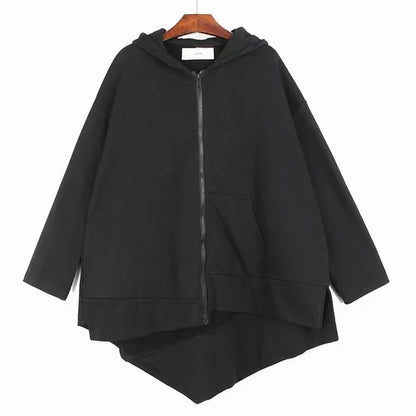 XITAO Irregular Jacket Fashion Full Sleeve Pleated Small Fresh Casual Style Spring Minority Loose New Jacket WLD10071