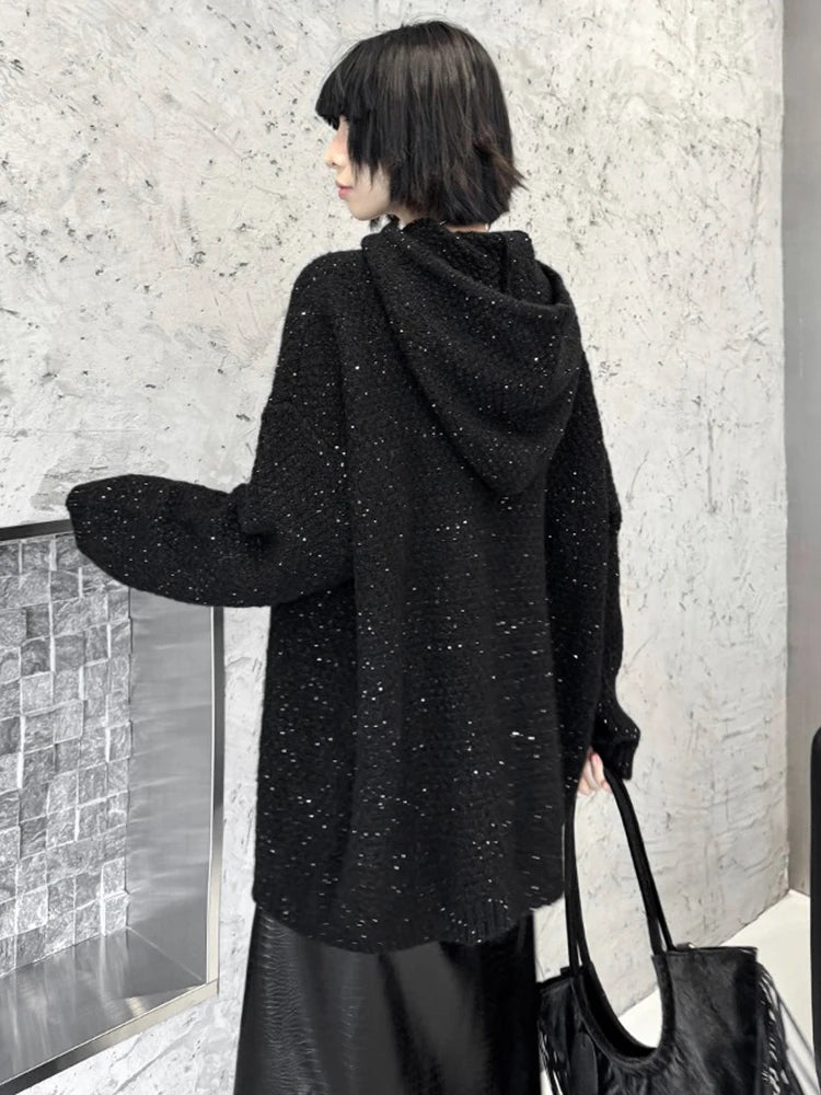 XITAO Fashion Casual Solid Color Loose Sweater Full Sleeve New Arrival Pullover Knitting Lace Autumn Women Pullover GMM1002