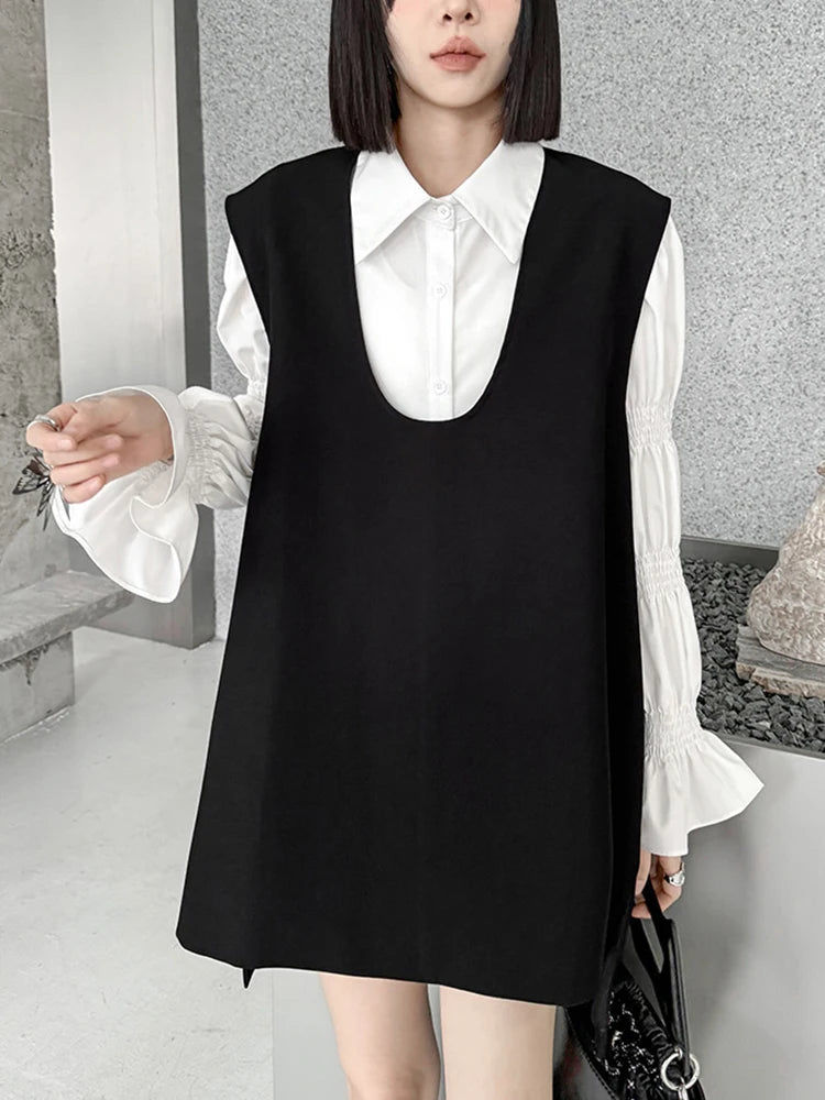 XITAO Loose Design Solid Vest Sleeveless Fashion Korea All Match Simplicity Temperament Pullover Women New Coat LYD1832